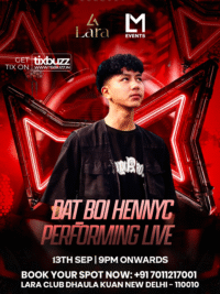 Live Performance – Dat_Boi Hennyc in Delhi