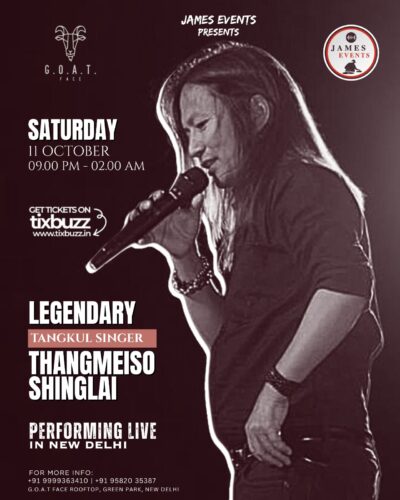 Legendary Tangkul Singer Thangmeiso Shinglai Performing Live in New Delhi