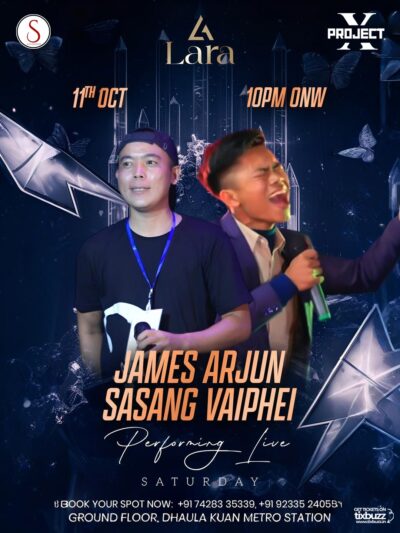 James Arjun ft Sasang Vaiphai - Live in Delhi at LARA CLUB