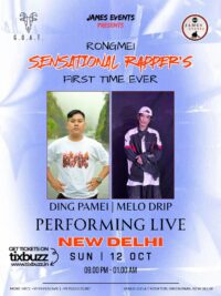 Ding Pamei & Melo Drip Performing Live in Delhi