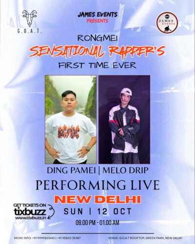 Ding Pamei & Melo Drip Performing Live in Delhi