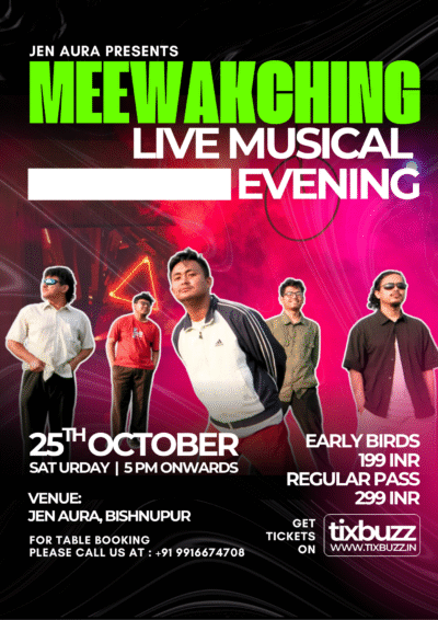 Meewakching - Performing live at Jen Aura, Bishnupur